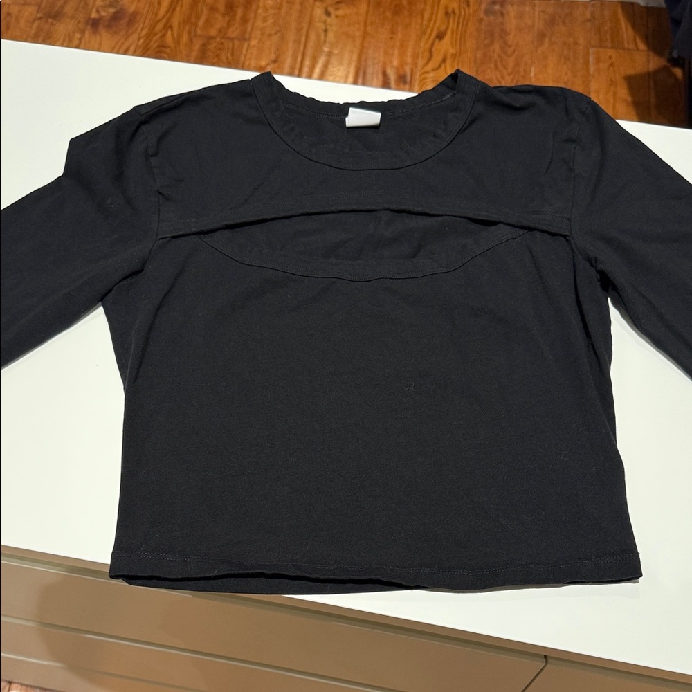 TNA Black Long Sleeve Women's Top